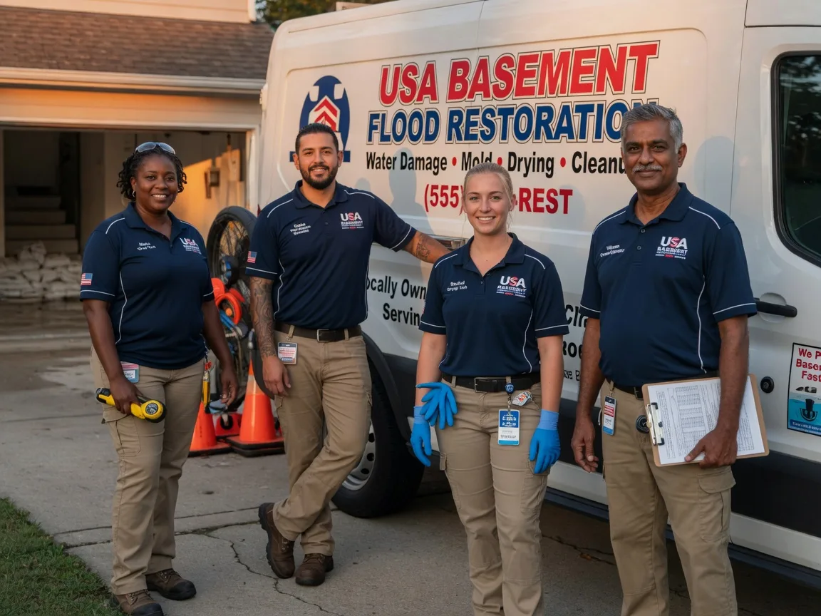 Basement Flood Cleanup company in Wolflake, IN